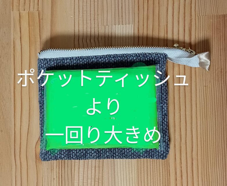 色が選べる 端までしっかり開くポーチ | iichi 日々の暮らしを心地よく