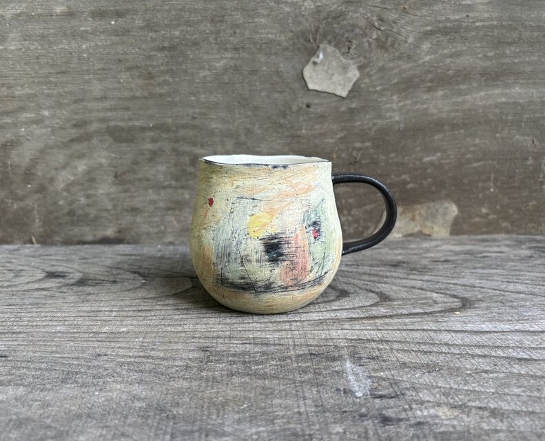 化粧掻き落とし文様 マグカップ174