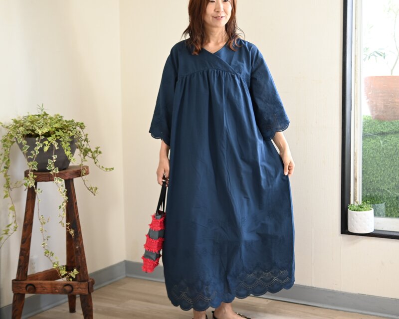 ◆送料・関税込み◆Sea N.Y 刺繍入り スカラップワンピース NEW】スカラップ刺繍レースのコットンワンピース | iichi 日々の