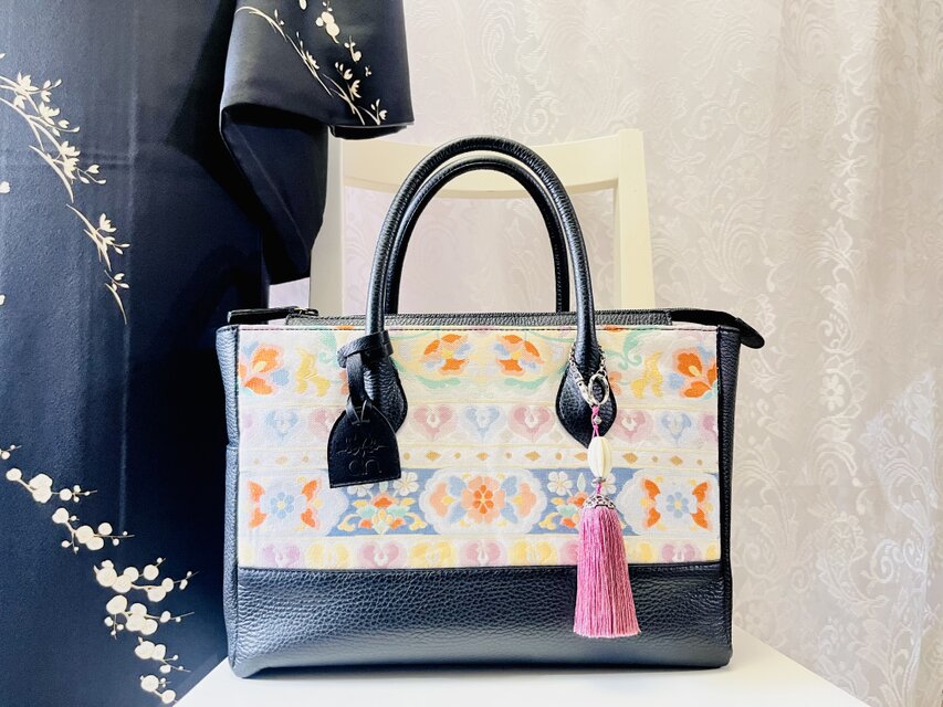 kimonobag  綴れ華紋　003 帯リメイク