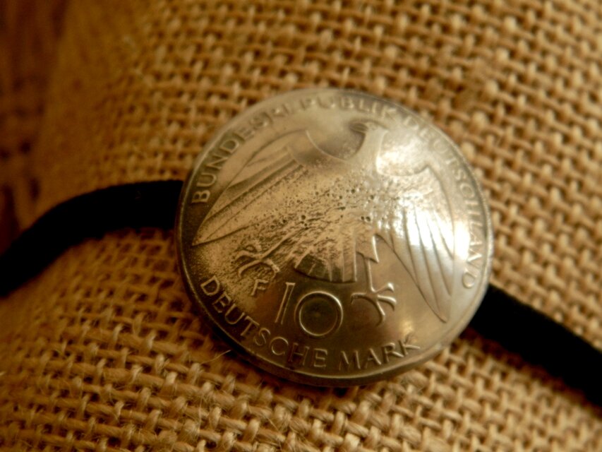 ＃H258 Deutsche Coin Hair Elastic