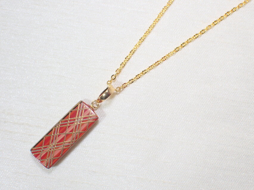 蒔絵ペンダント ”朱律”