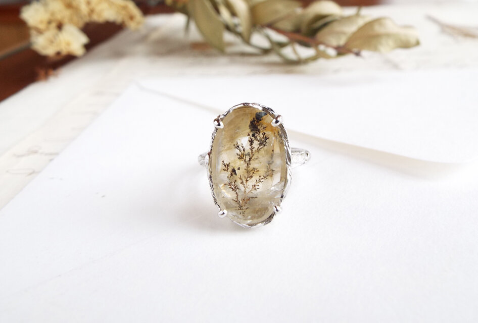 Fillyjonk デンドリティックウォーツリング Fillyjonk(フィリフヨンカ) Moss ring | デンドリティック