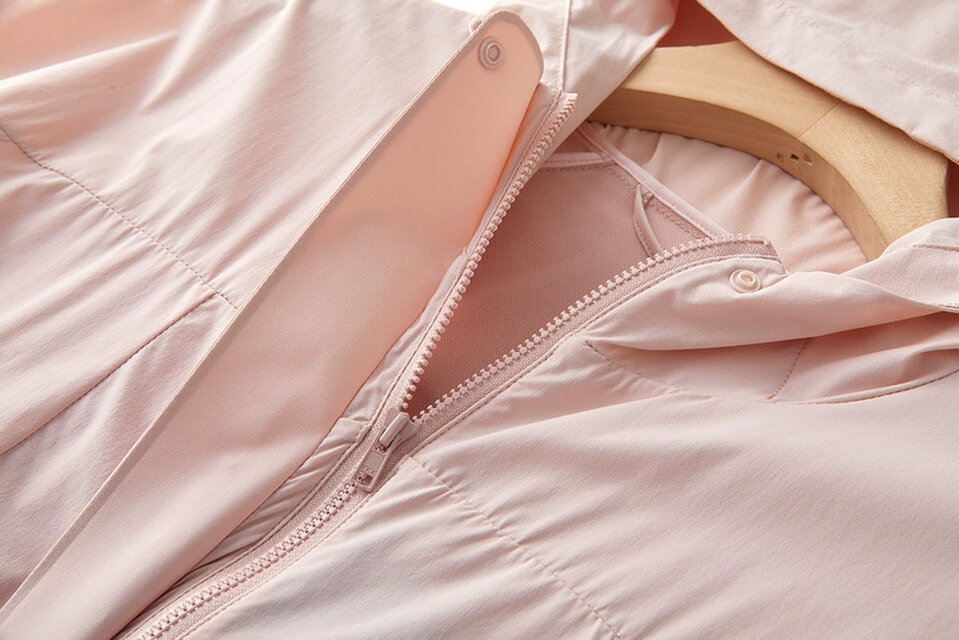 呼吸ホールUVカットジャケット」東レ素材使用275+ UVプロテクションで