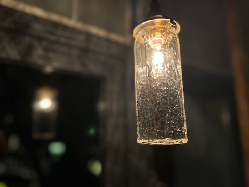 安土草多 | 八角細筒瓶 クラック ランプシェード | iichi 日々の暮らし