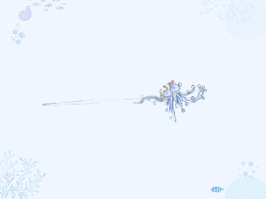 オーダーメイドのかんざし - 海の愛らしい生き物を取り入れたデザイン