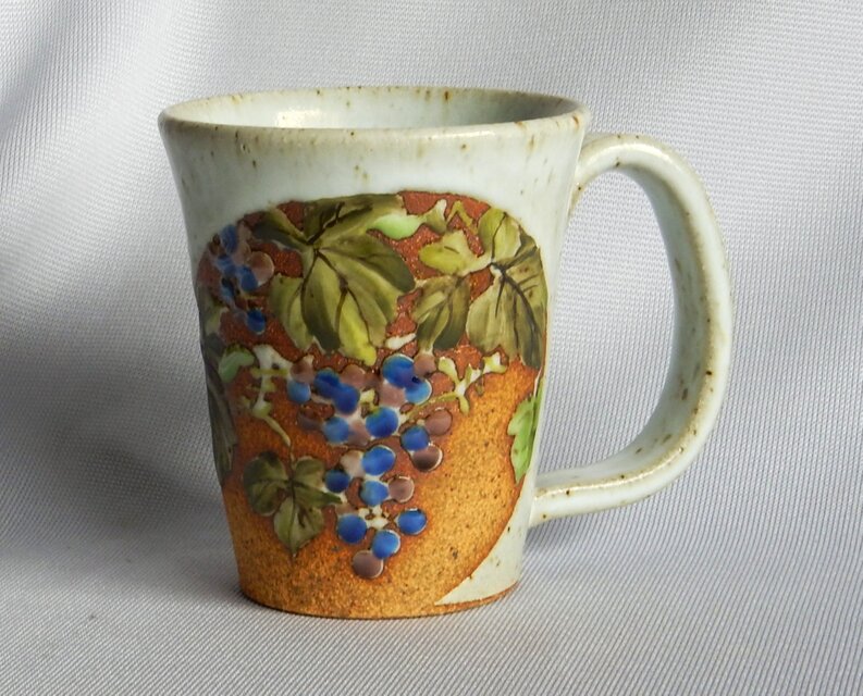 葡萄図ビールジョッキ