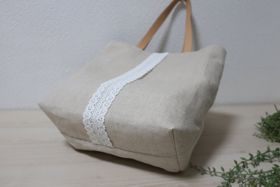 無地リネンシンプルトートバック | iichi 日々の暮らしを心地よくする