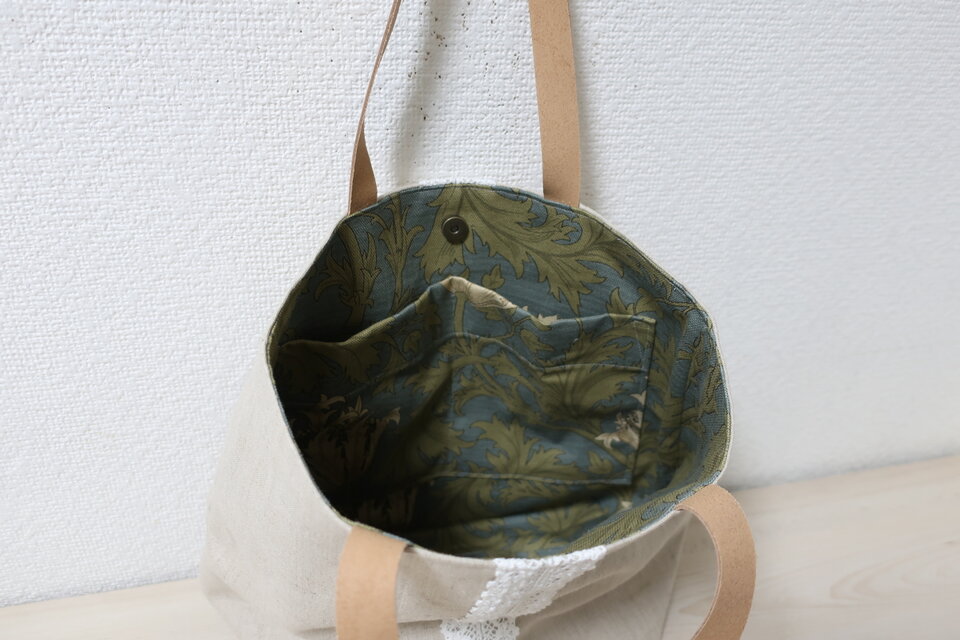 無地リネンシンプルトートバック | iichi 日々の暮らしを心地よくする