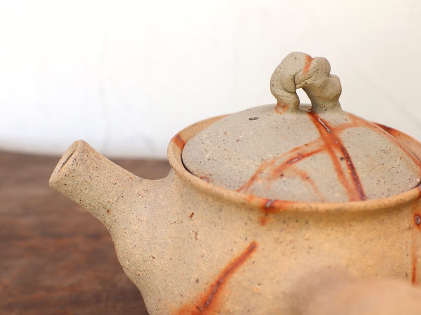 備前焼 急須・ひだすき k1-095 | iichi 日々の暮らしを心地よくする