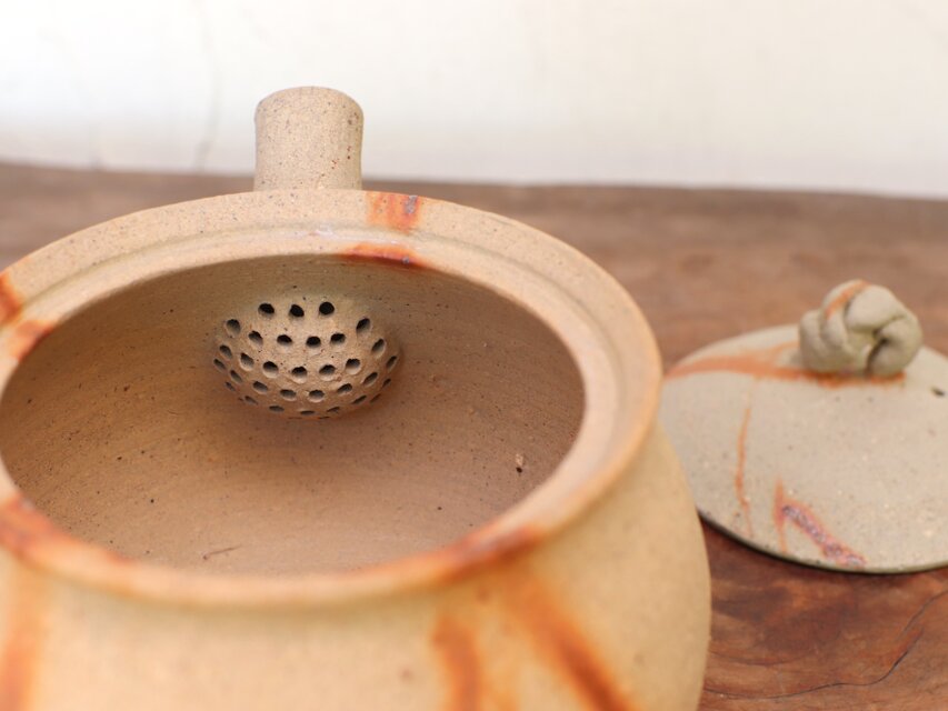 備前焼 急須・ひだすき k1-095 | iichi 日々の暮らしを心地よくする