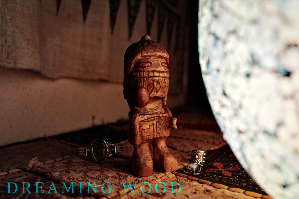 ロングヘアーカチナ　Longhair Katsina ornament　Indian