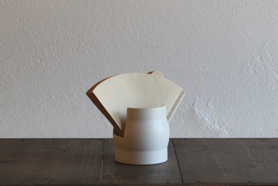 コーヒーフィルターホルダー白1