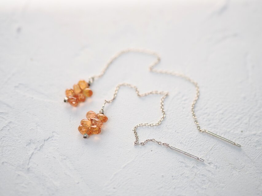 <MTO> -Orange sapphire- chains