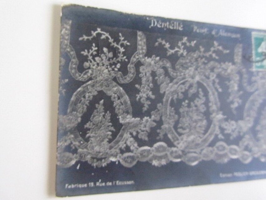 レースリボン』CARTE POSTALE フランスアンティークポストカード