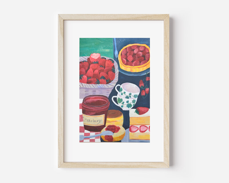 26）イチゴの季節 ポストカード 3枚セット | iichi 日々の暮らしを