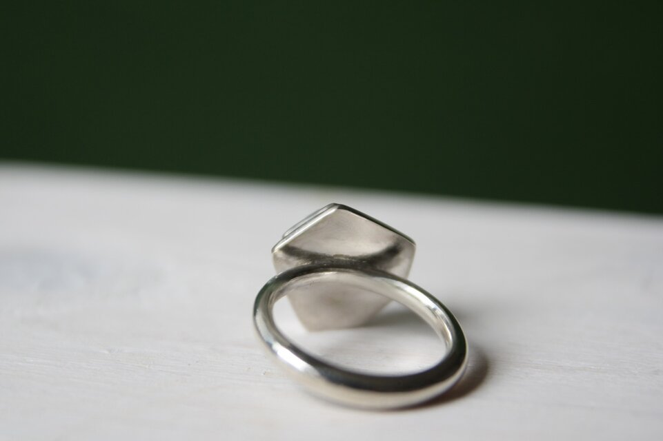 ルチルクォーツ × トルコ石 silverリング | iichi 日々の暮らしを 