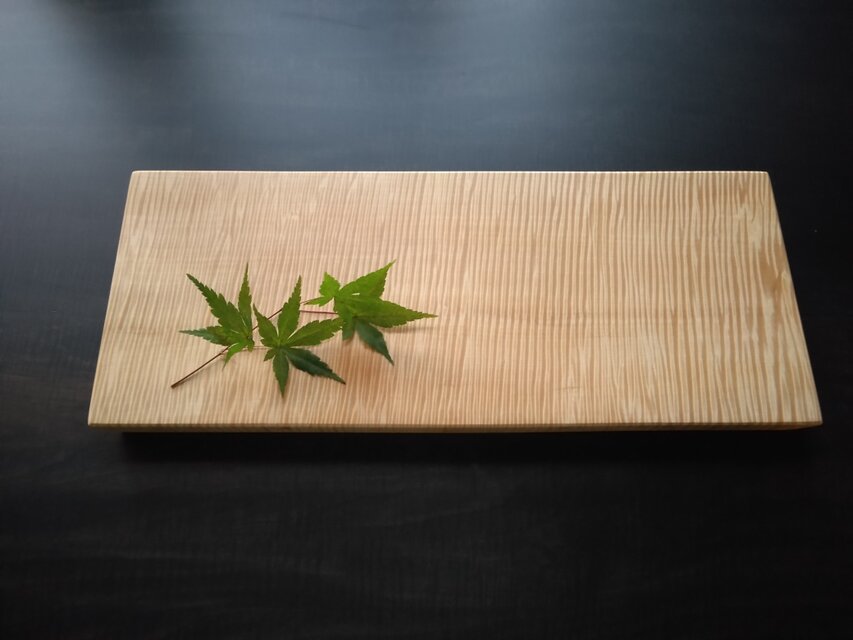 自然美・栃の木皿　　長皿・プレート・菓子器・花台など