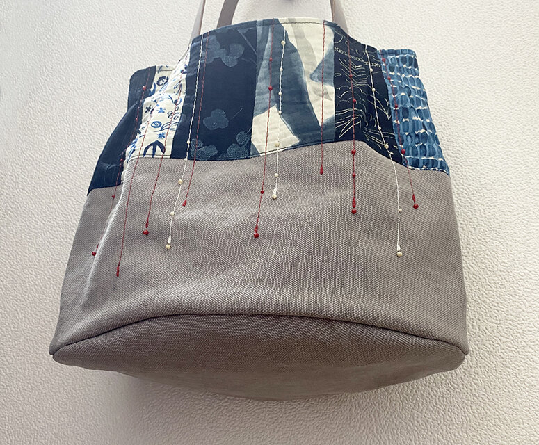 送料無料/モダン和テイストのパッチワークかばん | iichi 日々の暮らし