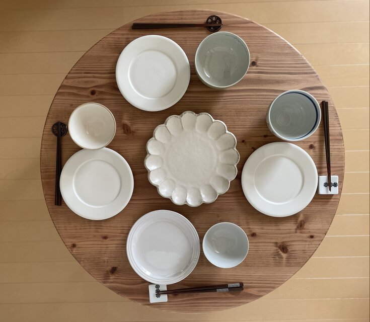 直径80センチ 3〜4人用折りたたみちゃぶ台 | iichi 日々の暮らし