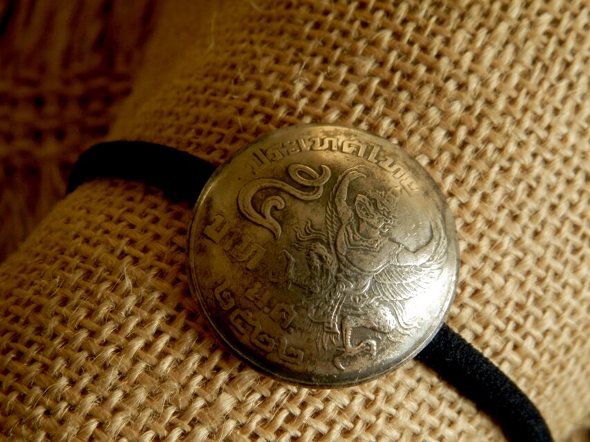 ＃H116  Thailand Coin Hair Elastic