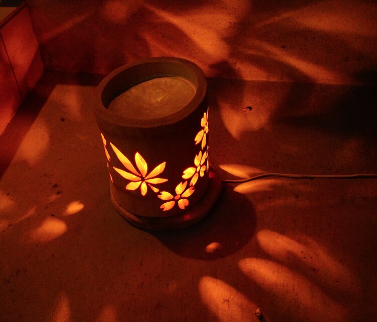 竹灯り・竹あかり・竹灯籠　 ～～ 癒しの灯り ★秋春★～～