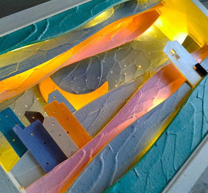 ★iichi限定★感謝価格～House with the light スリム～灯りのある家Ⅲ