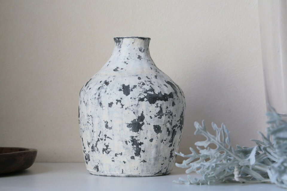 白化粧花入れ【99】