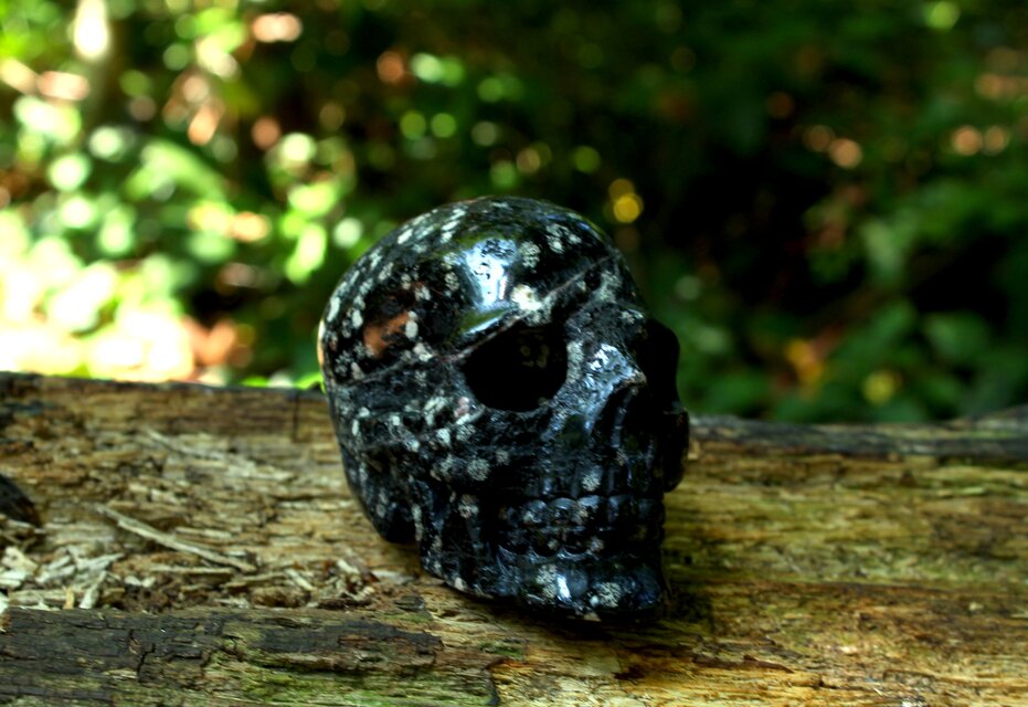 スノーフレークオブオブシディアン スカル | iichi 日々の暮らしを