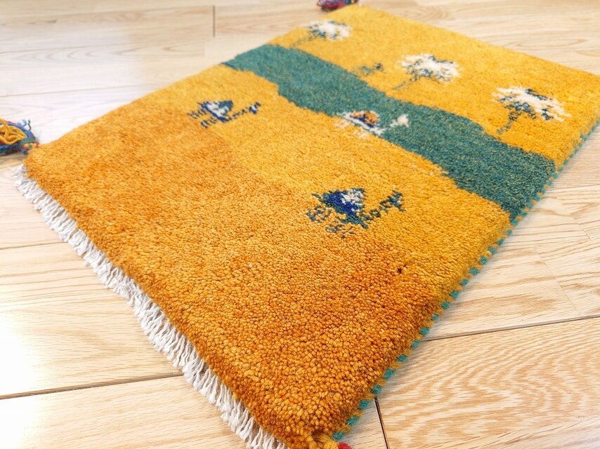 ペルシャギャッベ (ギャベ) ギャッベ 玄関マット No.2361 ペルシャギャッベ (ギャベ) ギャッベ 玄関マット No.2361