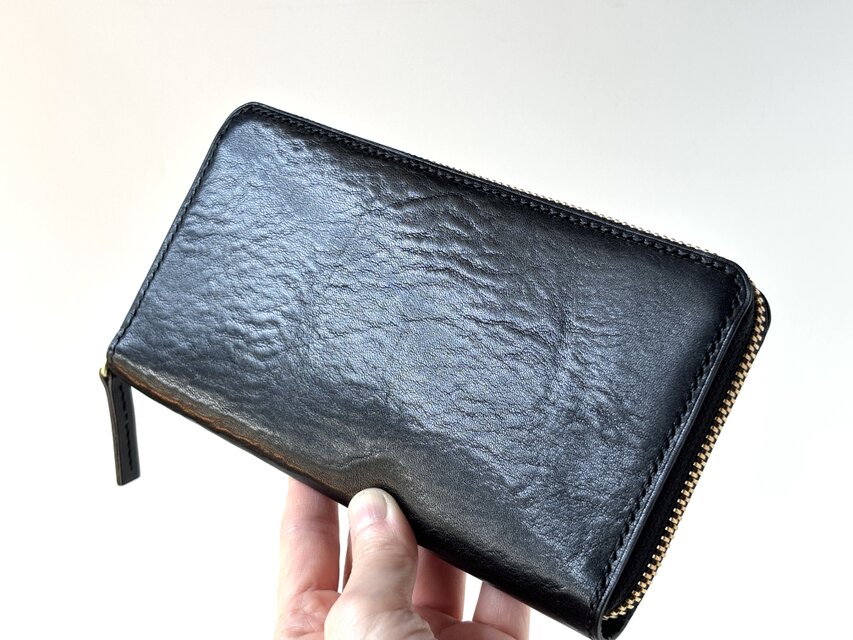 ラウンドファスナー長財布 ｜ 栃木県産/革財布/クラシック