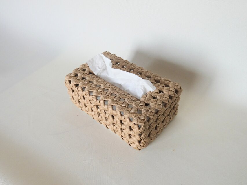 箱なしティッシュ対応 かぶせるだけのティッシュボックスケース