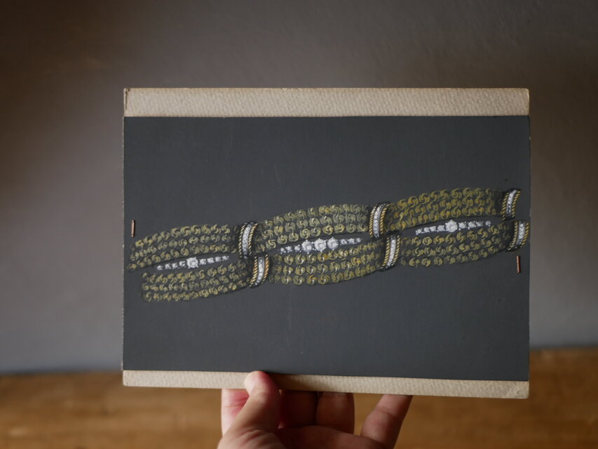 アンティークジュエリー　デザイン画　フランスアンティーク　アンティークのある暮らし