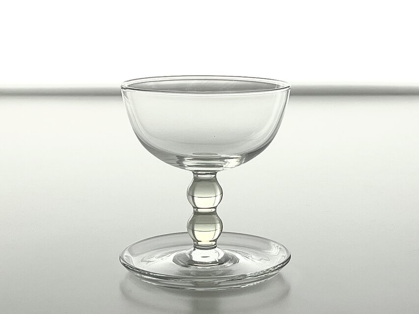 【KARHULA-IITTALA】ボールステムのデザートボウル（イエロー）