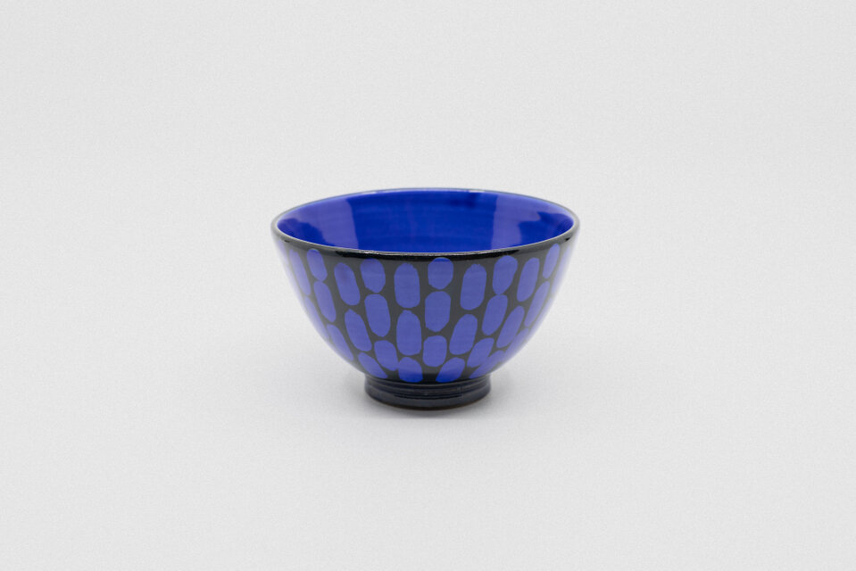 【コバルト釉】茶碗 -AJIRO-