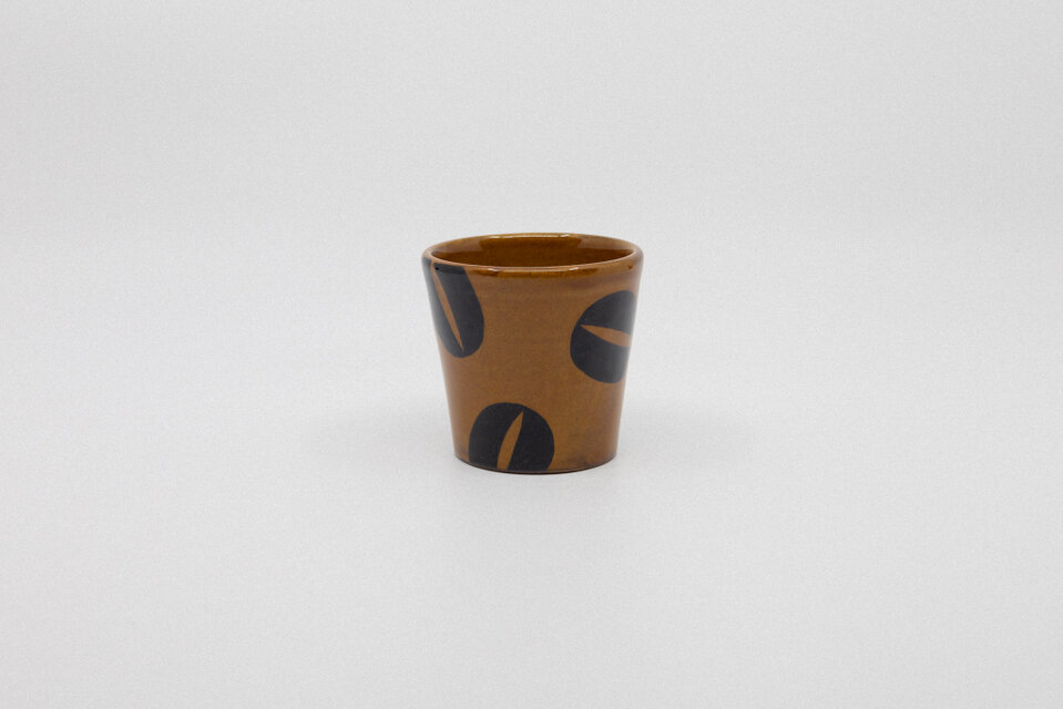 【飴釉】蕎麦猪口 -O-