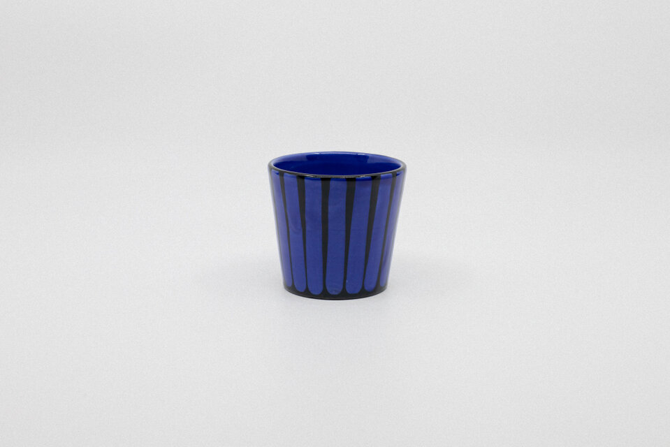 【コバルト釉】蕎麦猪口 -ZEBRA-