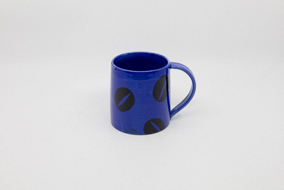 【コバルト釉】マグカップ -O-