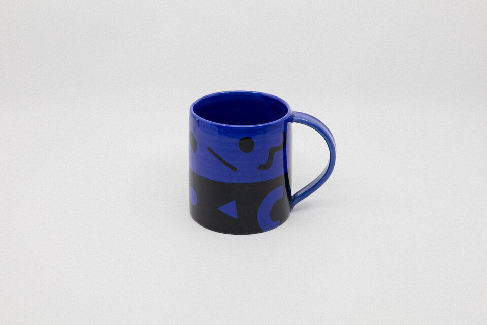 【コバルト釉】マグカップ -Atelier-
