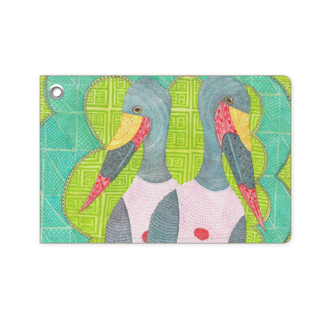 クラハシコウ｜水辺の再会｜夫婦のパスケース｜モレンツィオとエステリナ