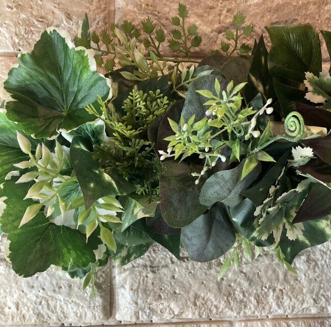 光触媒 人工観葉植物 ウォールグリーン フェイクグリーン 壁掛け 505
