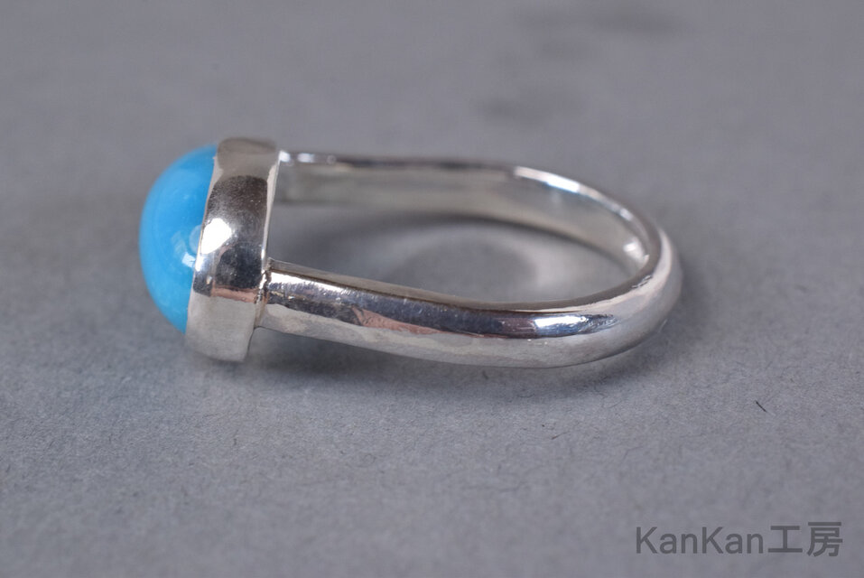 ターコイズのリング | iichi 日々の暮らしを心地よくするハンドメイド