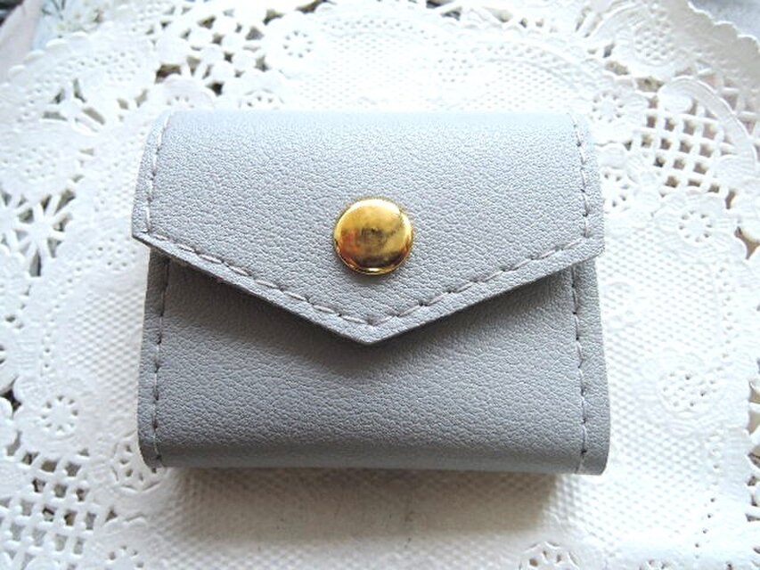 1415）No.2手のひらサイズのジュエリーポーチ✨携帯用アクセサリー