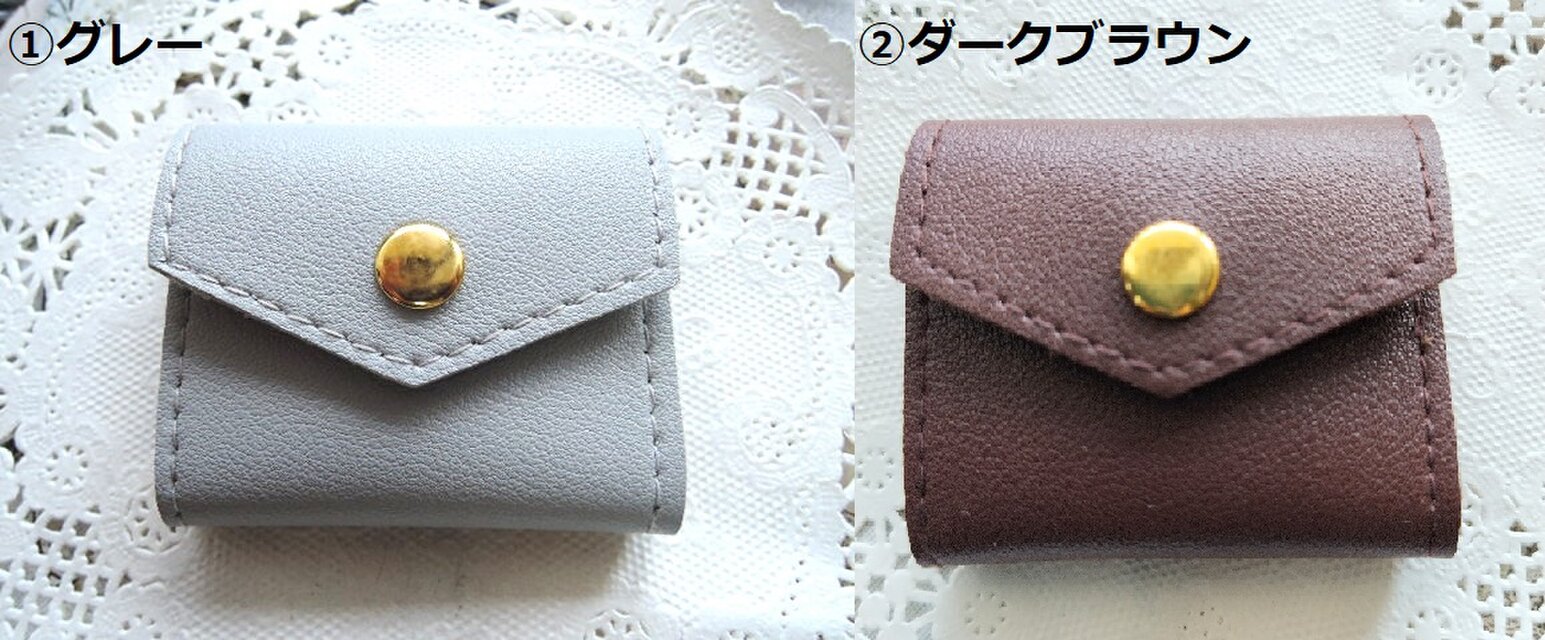 1415）No.2手のひらサイズのジュエリーポーチ✨携帯用アクセサリー