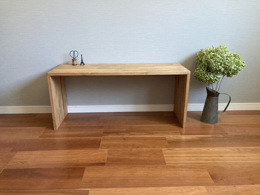 シンプルなコの字テーブルW９0