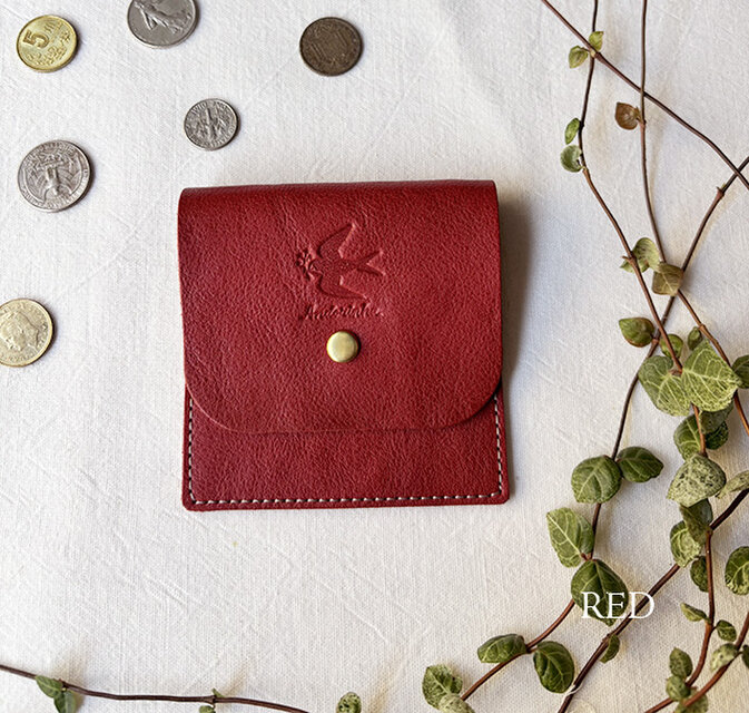 [ツバメ] スクエアコインケース/1ポケット