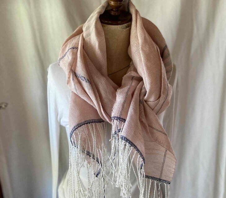 リトアニア リネン　ストール　P&W　#2508