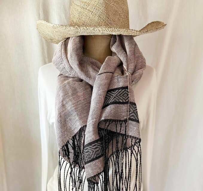 リトアニア リネン　ストール　P&B　#2501