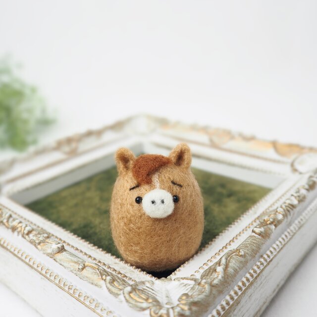 受注製作】 2026年干支(午) まゆ馬親子単品ページ 羊毛フェルト