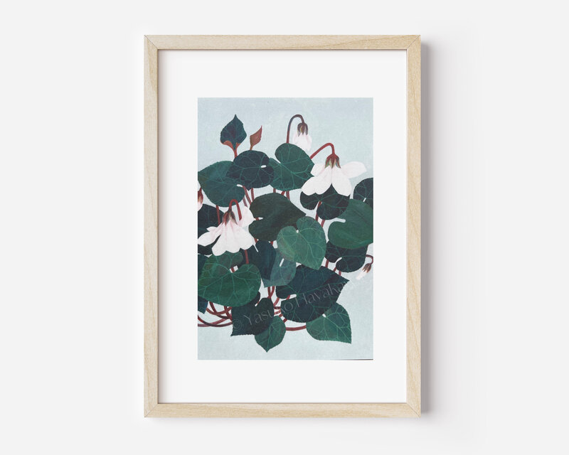 34）シクラメンの花 ポストカード 3枚セット | iichi 日々の暮らしを